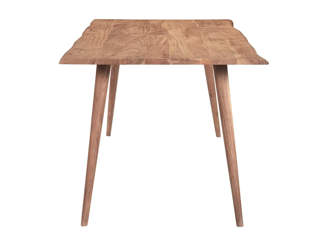 Table à manger rectangulaire en bois massif L175 cm SAVANA