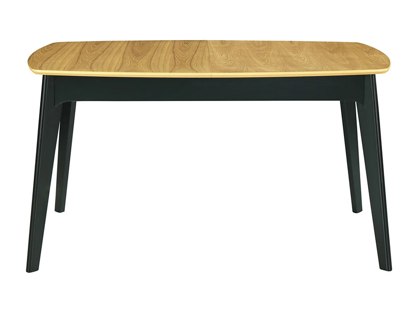 Ausziehbare Tischplatte aus schwarzen Furnier 140+40x90 cm MEENA