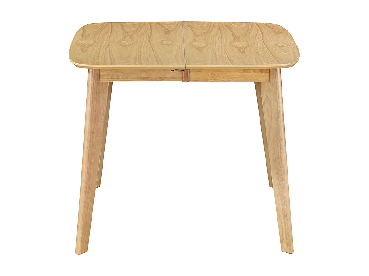 Esstisch ausziehbar skandinavisch quadratisch aus hellem Holz L90-130 LEENA