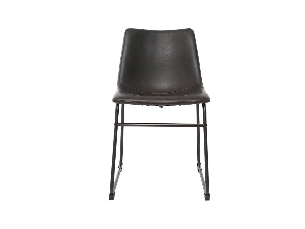 Chaises industrielles noires (lot de 2) NEW ROCK
