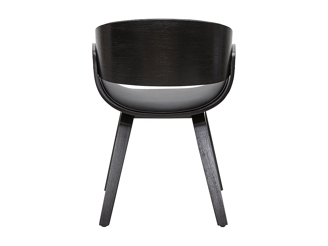 Sedia design nero BENT