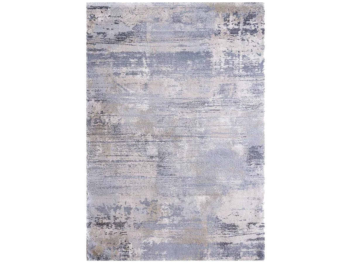 tapis chambre 80x150 tissé crème rectangle motif faux uni CORTO