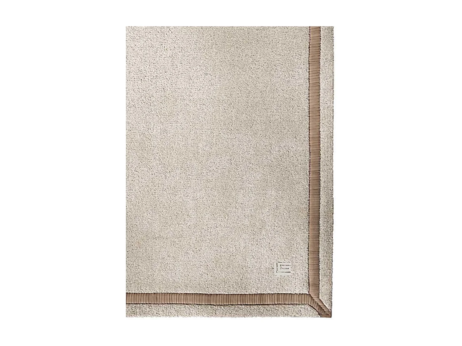 tapis salon 160x230 fait main en viscose gris rectangle ABRA SAND