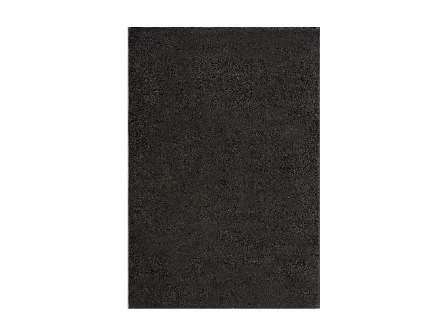 tapis salon 160x230 tissé gris foncé rectangle motif uni NOSSA