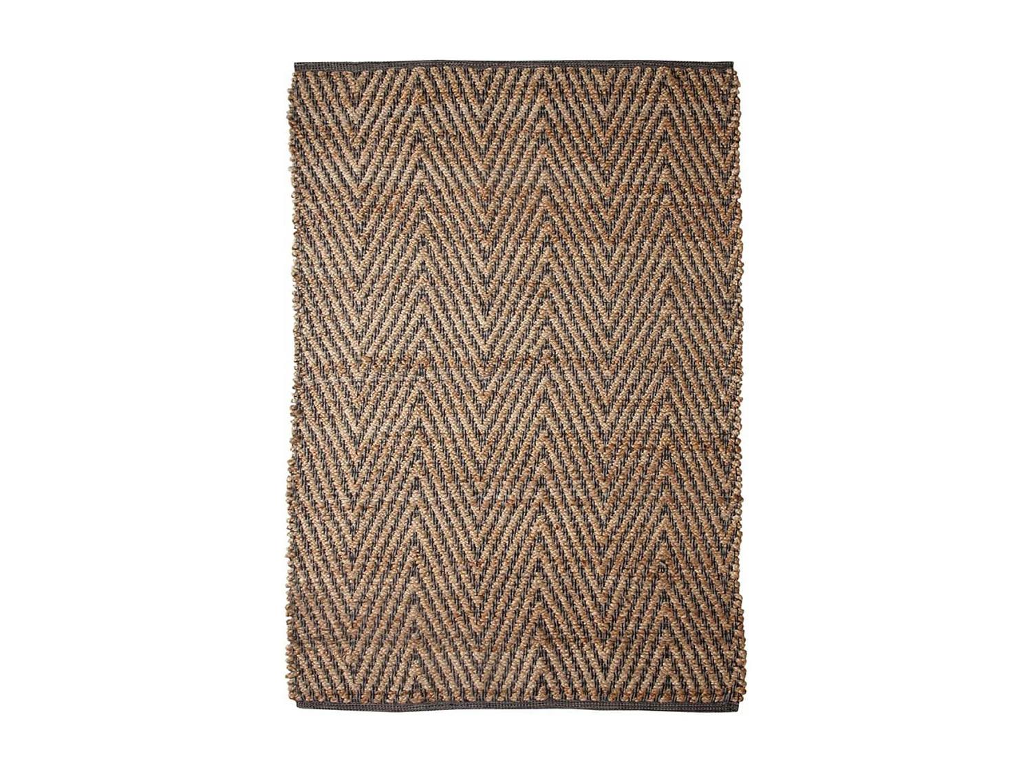 Tapis en jute 160x230 fait à la main beige JUVRON