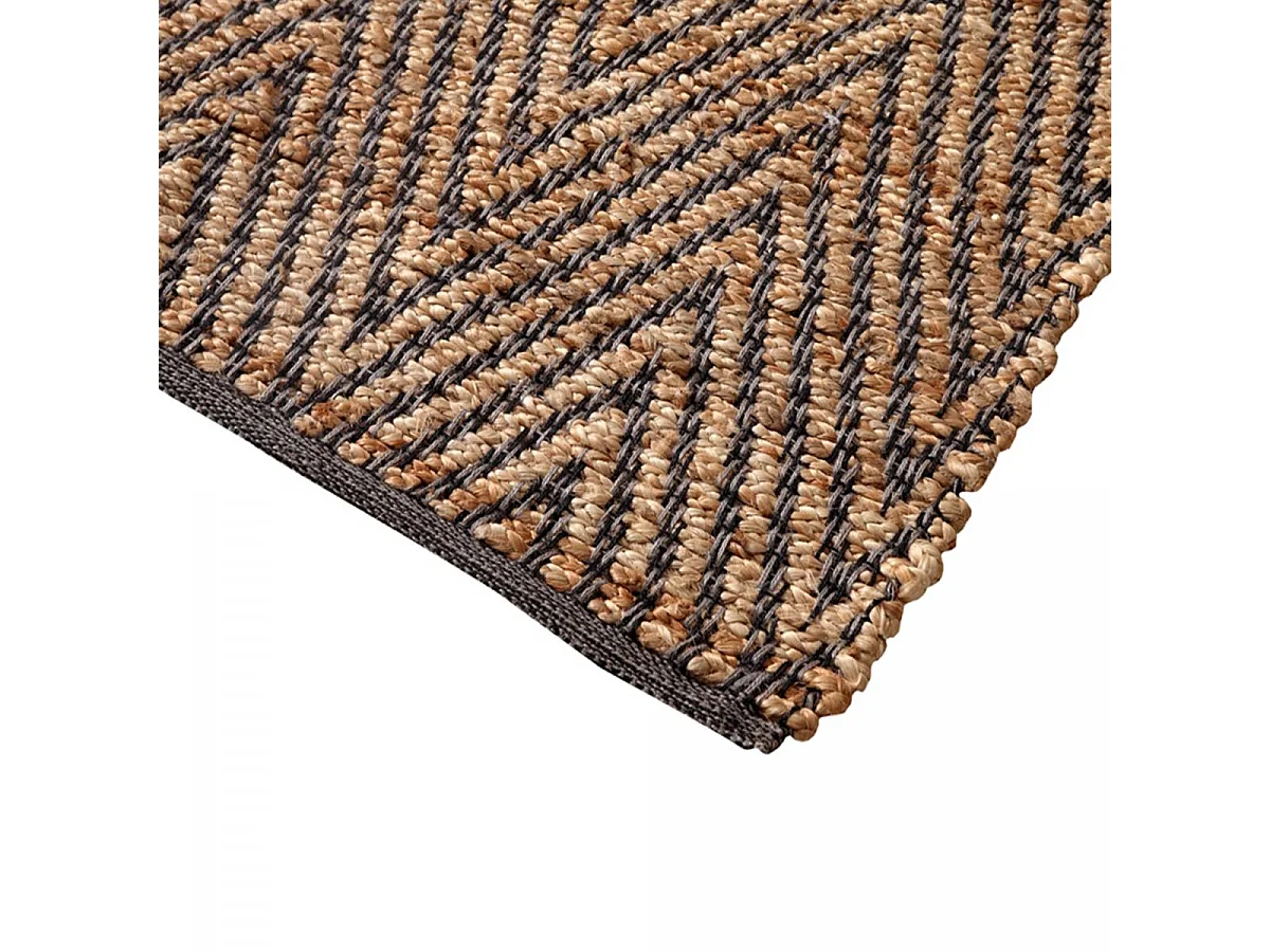 Tappeto fatto a mano in juta 160x230 beige JUVRON