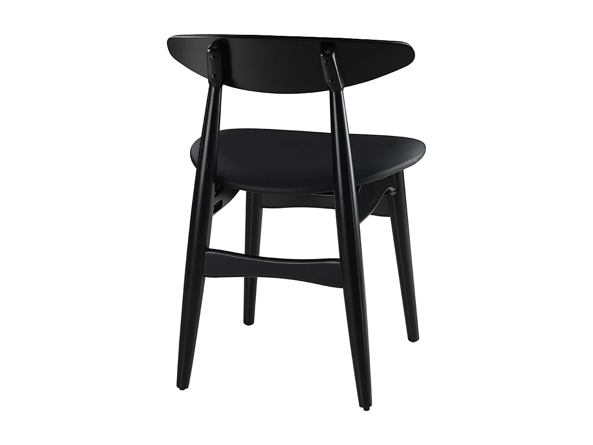 Set di 2 sedie in legno nero WALFORD