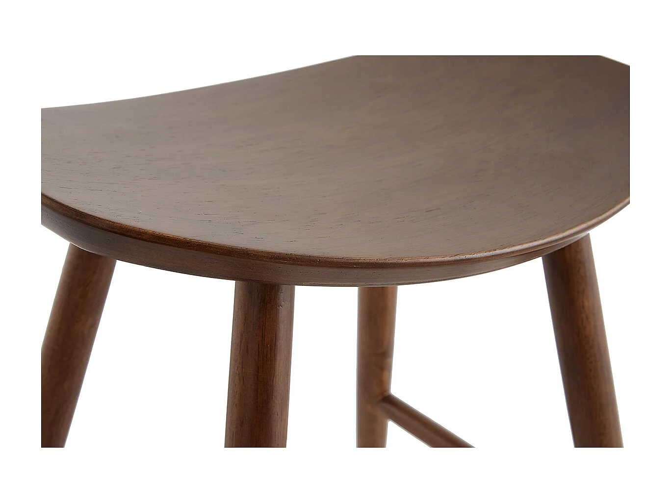 Hocker aus Nussbaum H46,5 cm DEMORY