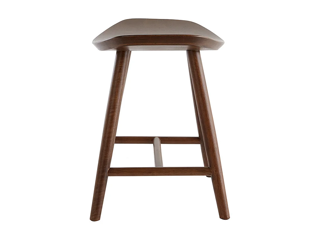 Hocker aus Nussbaum H46,5 cm DEMORY