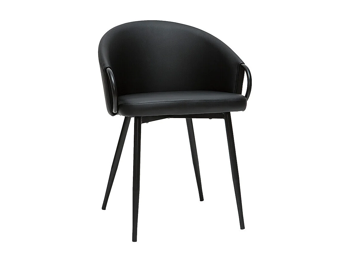 Schwarze Design-Stühle (2er-Set) PRECIO