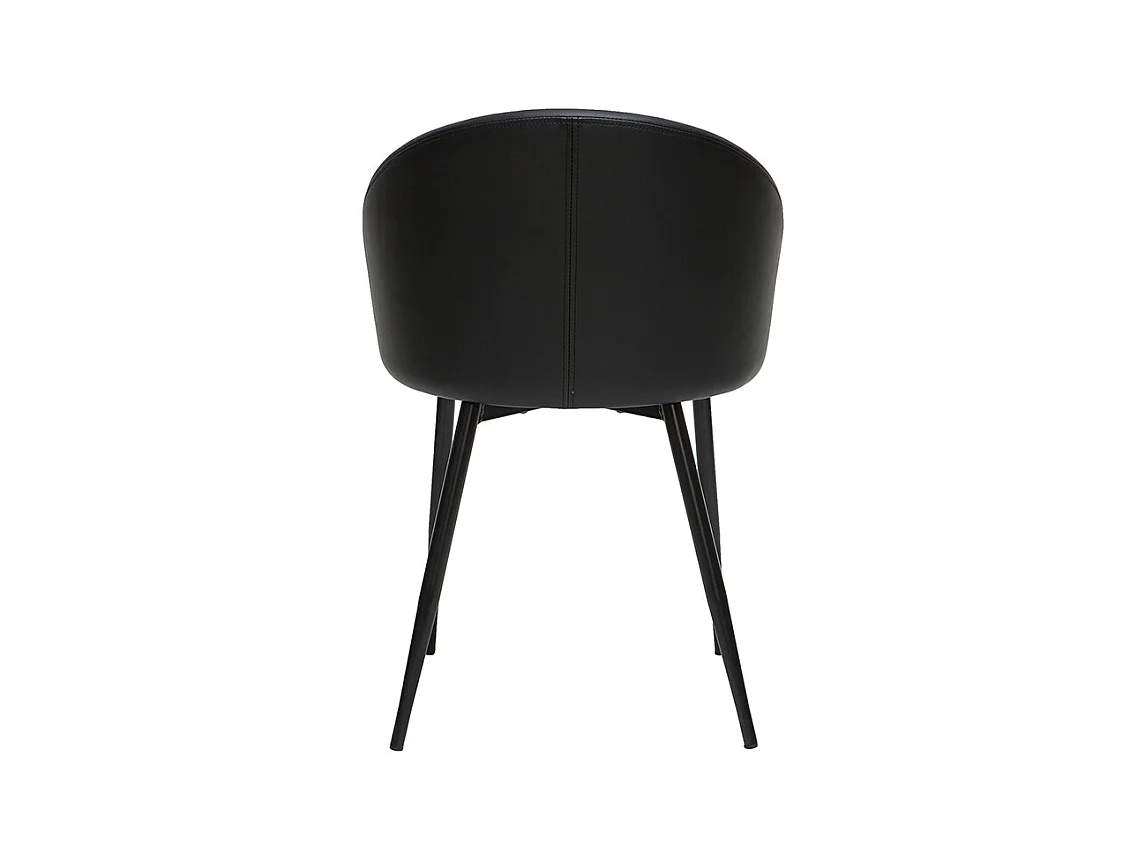 Schwarze Design-Stühle (2er-Set) PRECIO