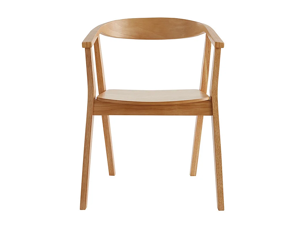 Sedie scandinave in legno (set di 2) BAHIA