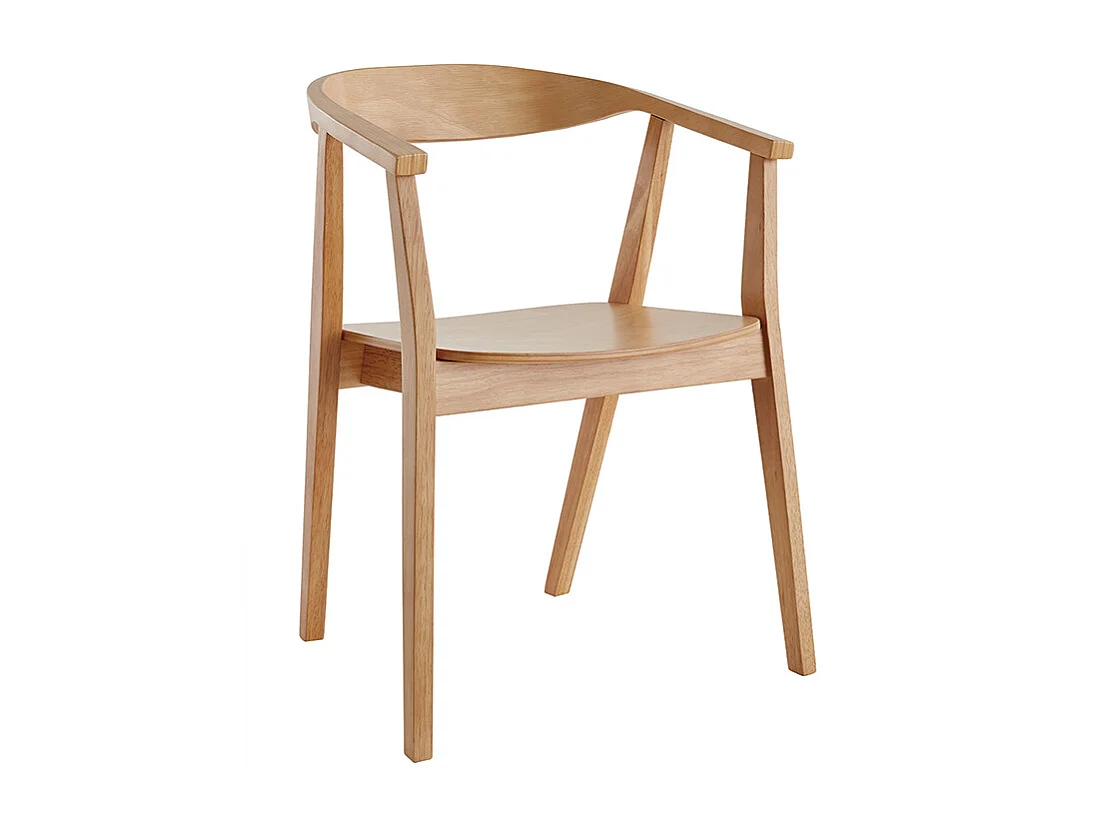 Sedie scandinave in legno (set di 2) BAHIA