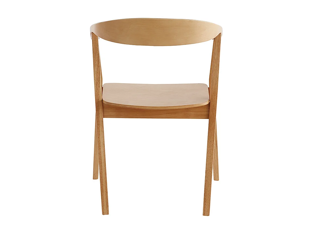 Sedie scandinave in legno (set di 2) BAHIA