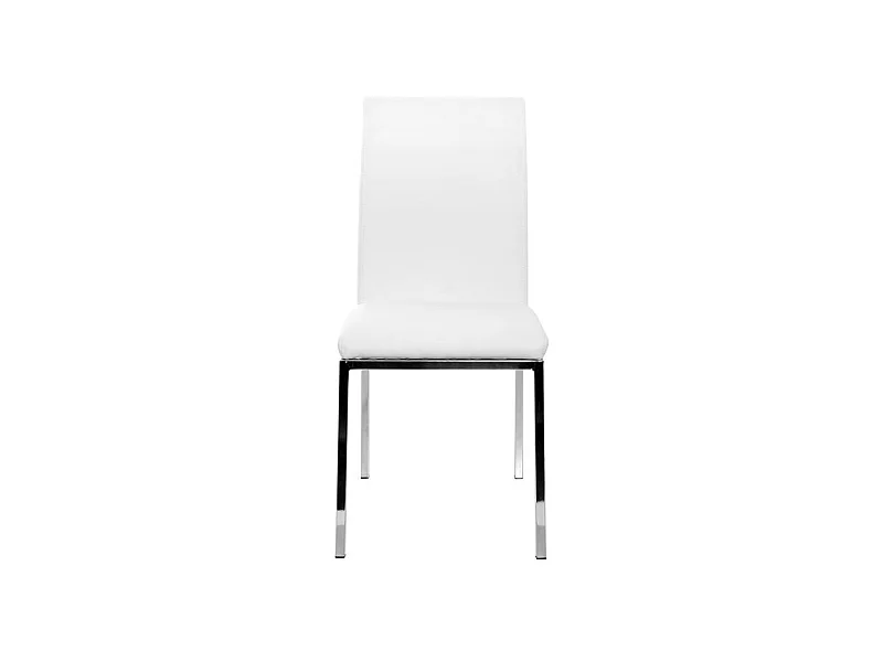 2er-Set Design-Stühle Polyurethan Weiß SIMEA