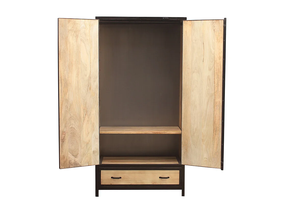 Industrieller Mangobaumholz-Schrank INDUSTRIA