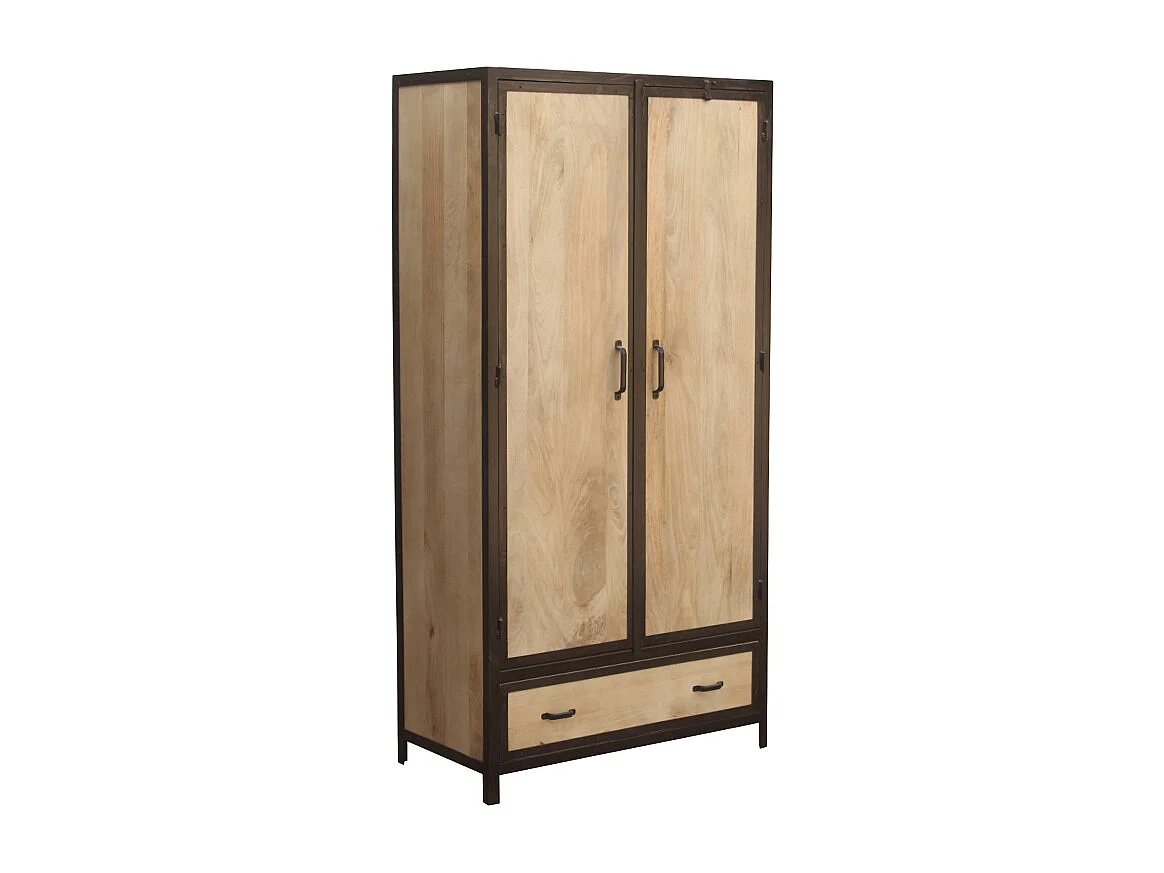 Industrieller Mangobaumholz-Schrank INDUSTRIA