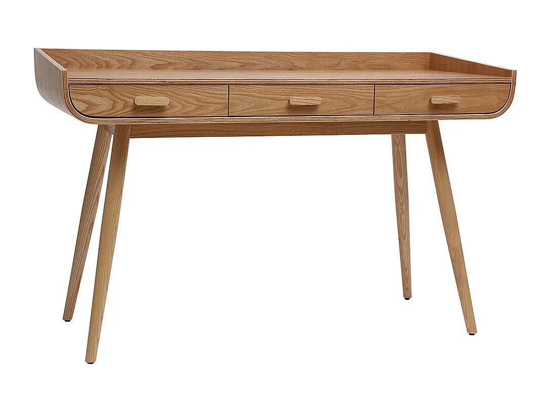 Scrivania scandinava legno chiaro HALLEN