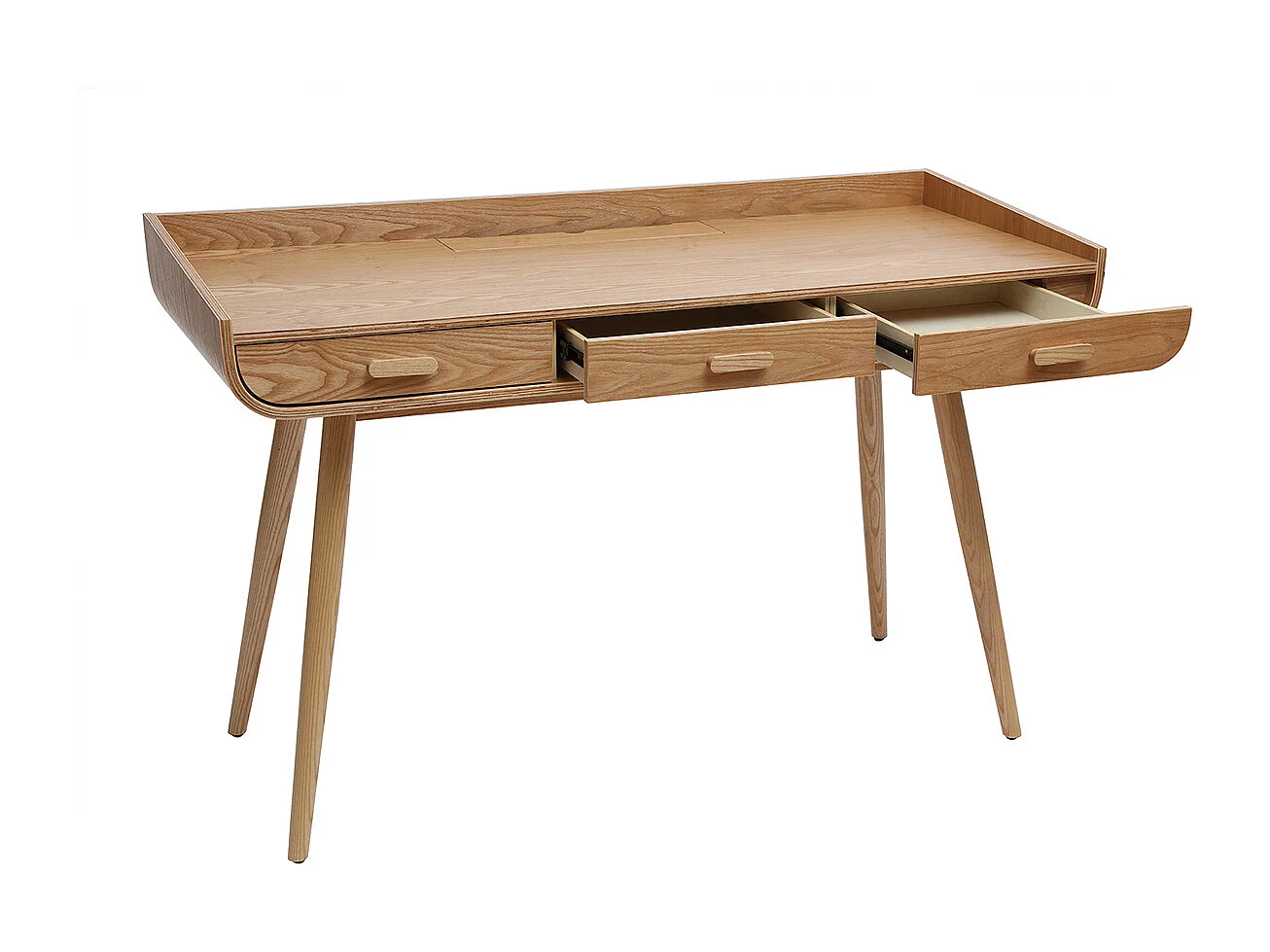 Scrivania scandinava legno chiaro HALLEN