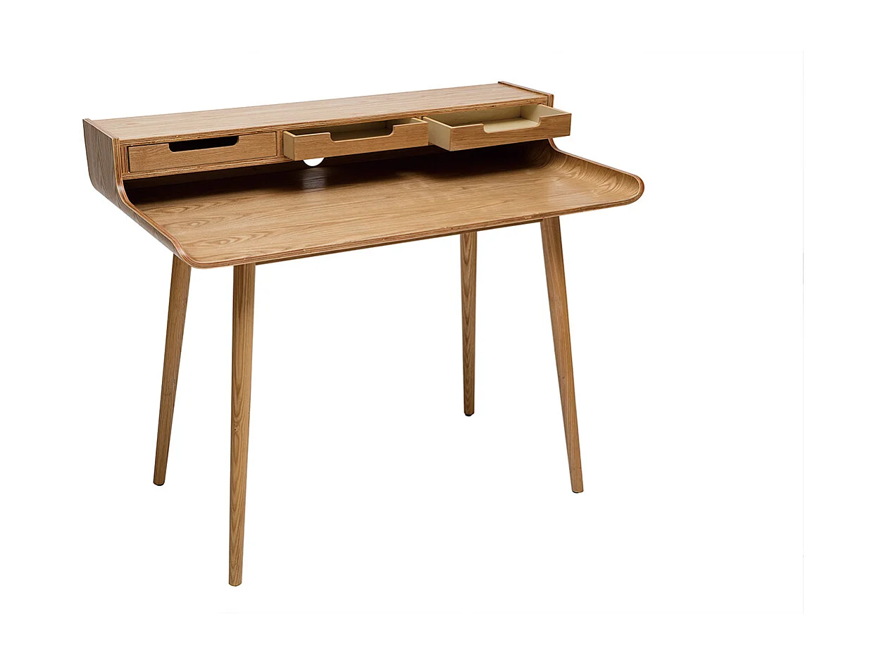 Scrivania vintage 3 cassetti L110 cm OPUS