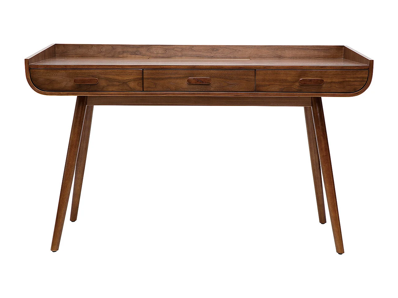 Schreibtisch Vintage Holz Nussbaum HALLEN