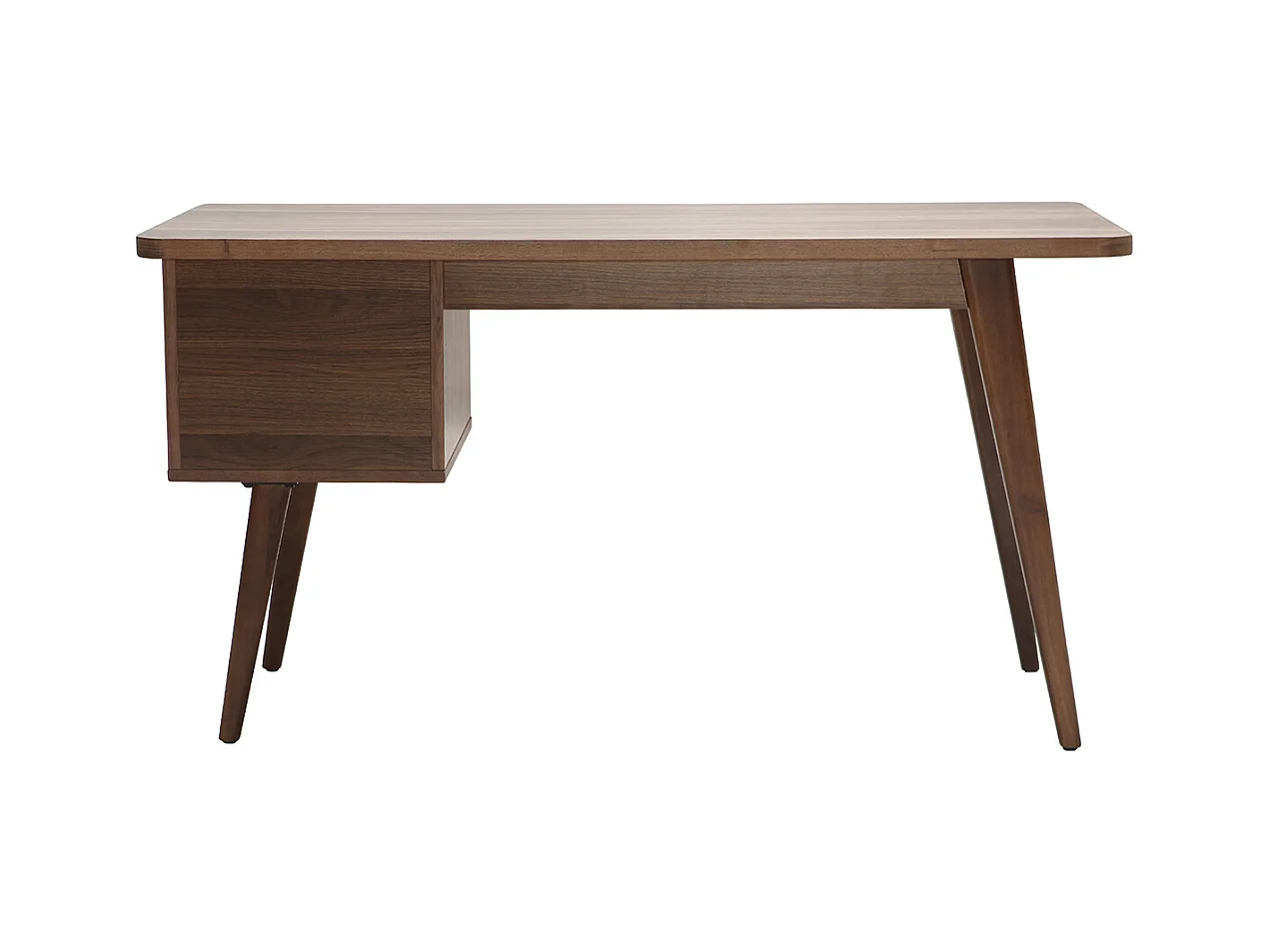 Scrivania design noce L140 cm FIFTIES