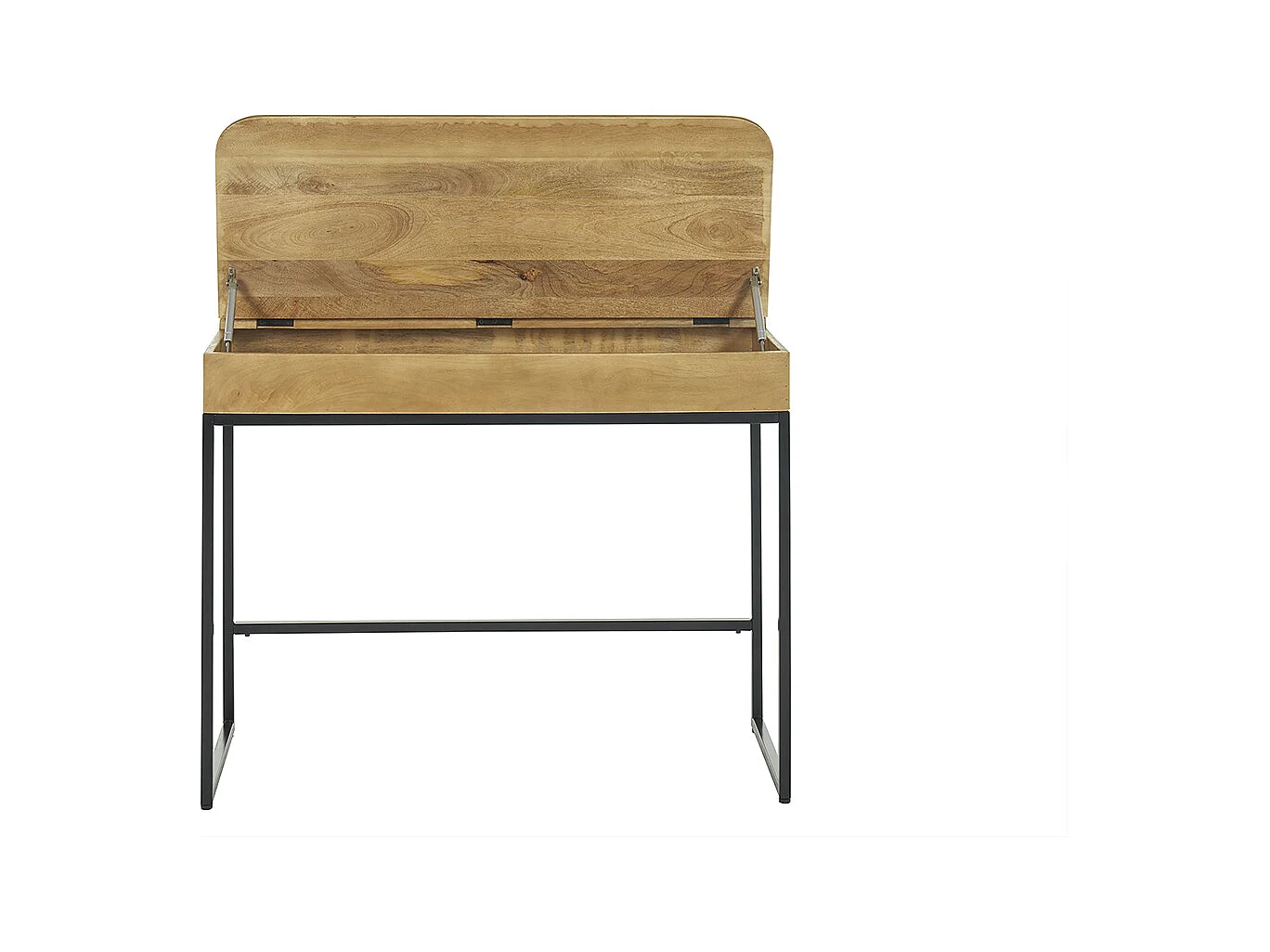 Escritorio de madera maciza de mango con almacenaje 100 cm SHIVA