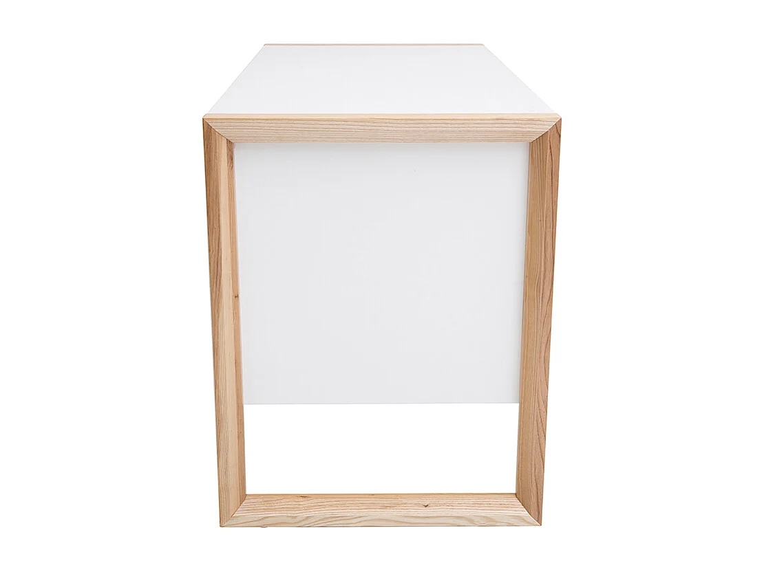 Scrivania design 3 cassetti bianco ARMEL