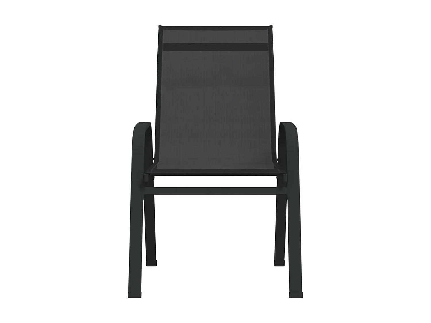 3 peças conjunto de bistrô para jardim preto