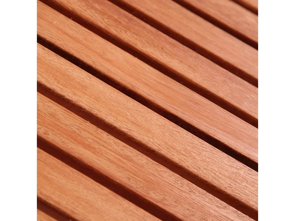 Ensemble de bistro 3 pièces pour enfants Bois d'eucalyptus solide