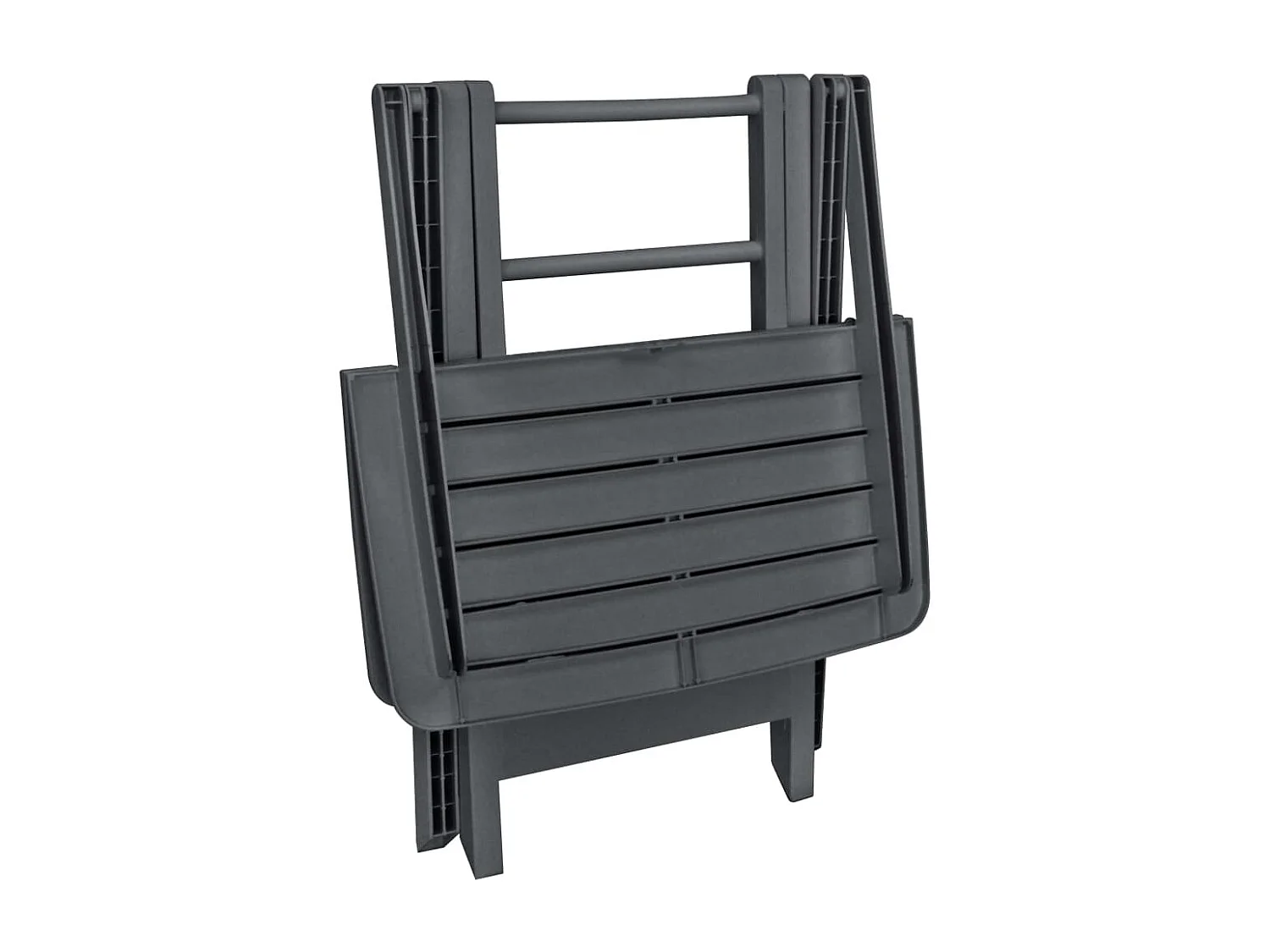 Mobilier de bistro pliable 3 pièces Plastique Anthracite