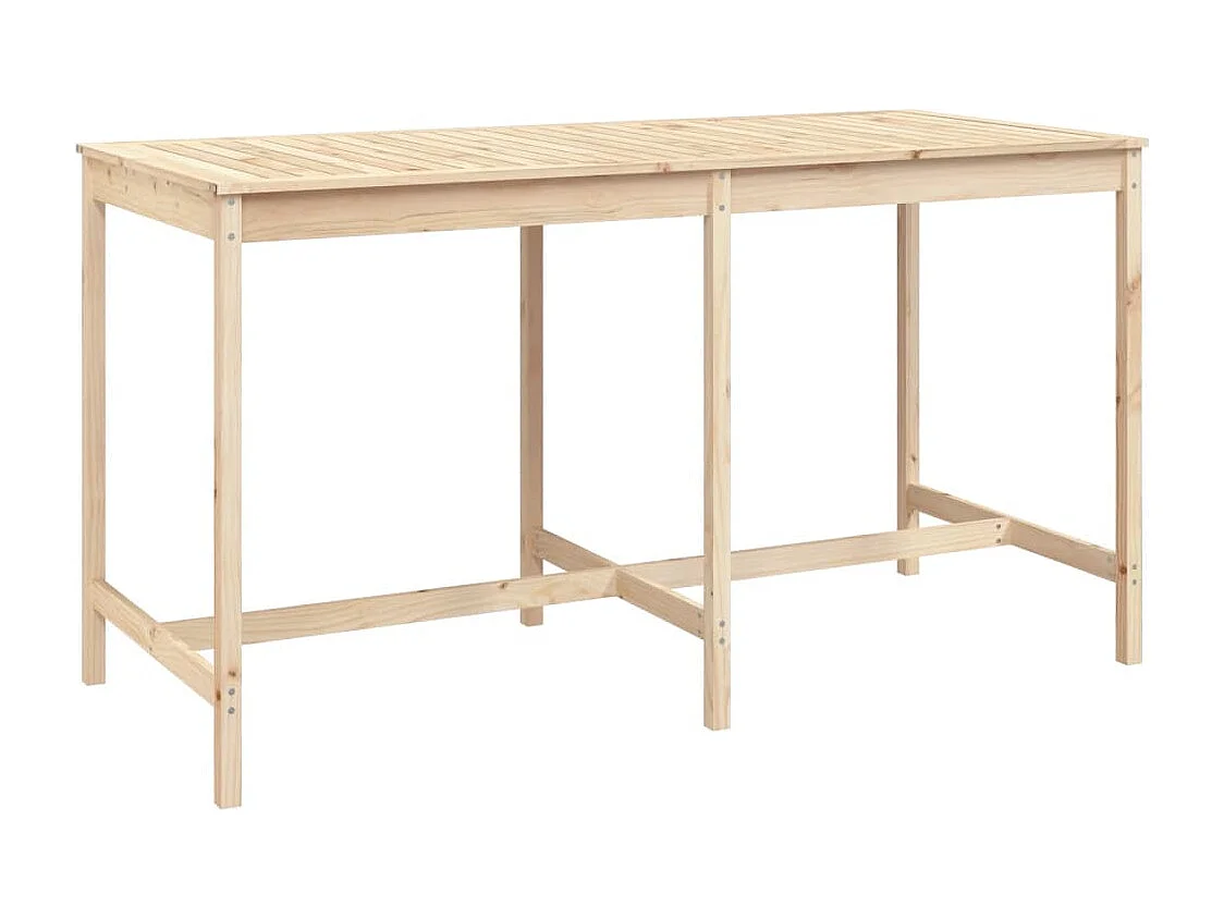 Ensemble de bar de jardin 9 pièces Bois de pin massif