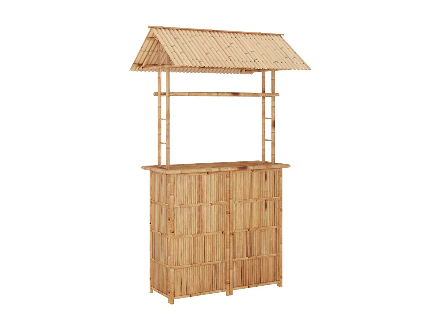 Mobilier de bar 3 pièces Bambou