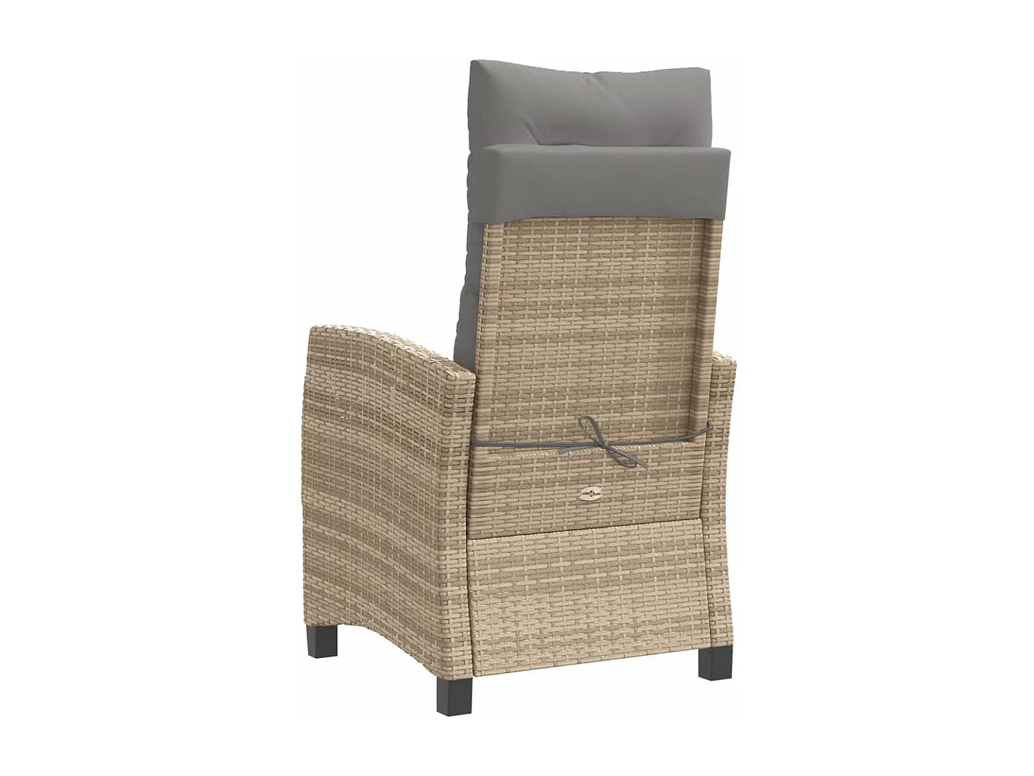 Ensemble de bistro 3 pièces coussins mélange beige résine tressée