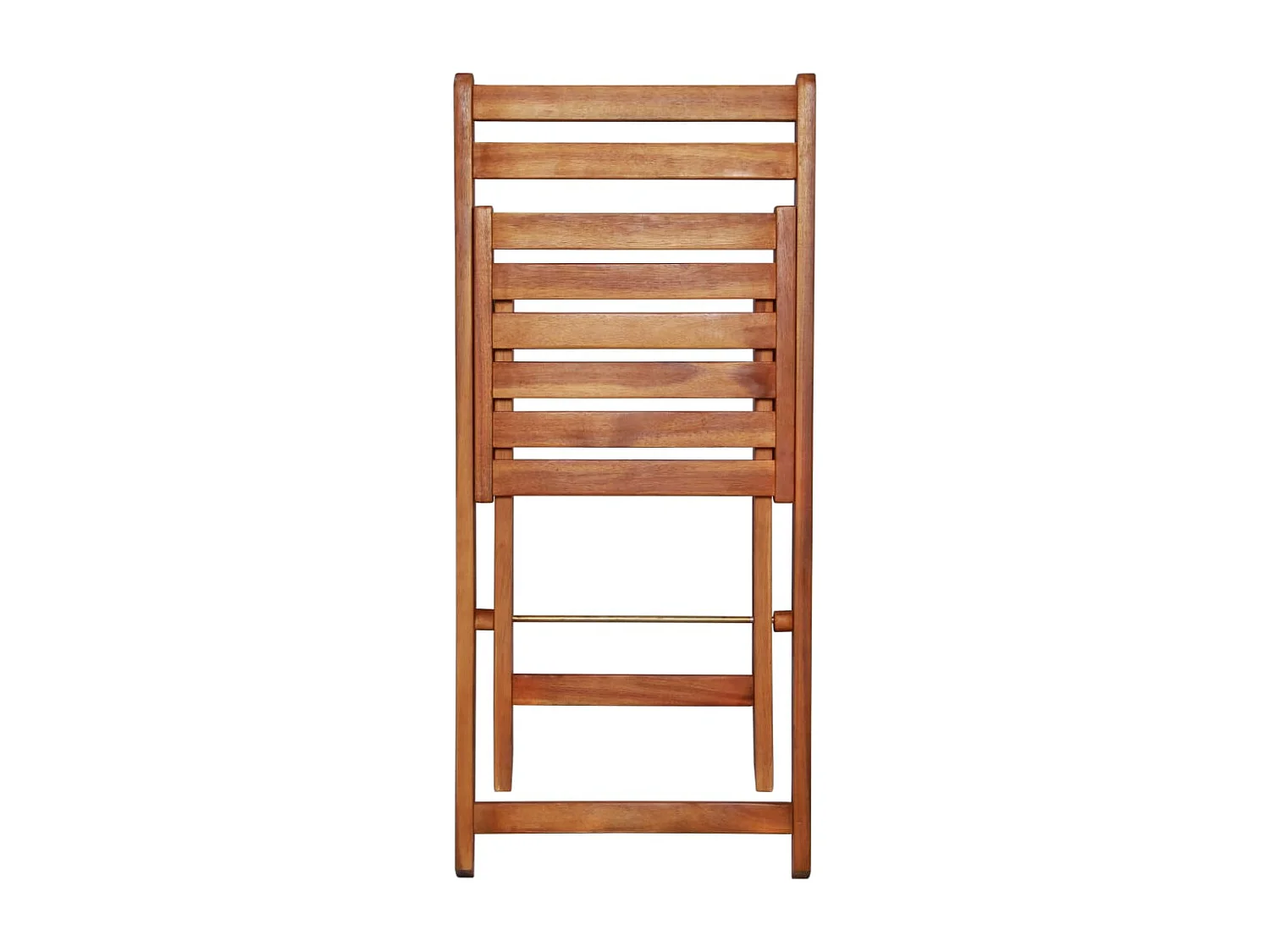 Mesa y sillas bistró plegables 3 piezas madera maciza de acacia