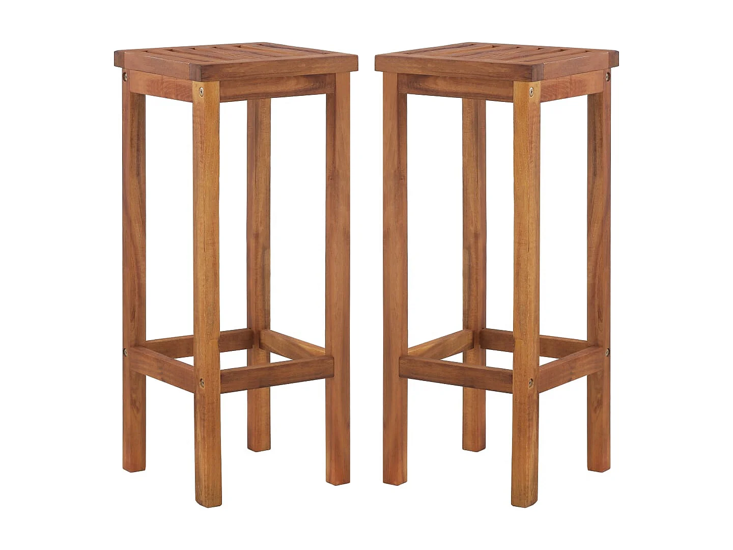 Ensemble de bar de jardin 7 pièces Bois d'acacia solide