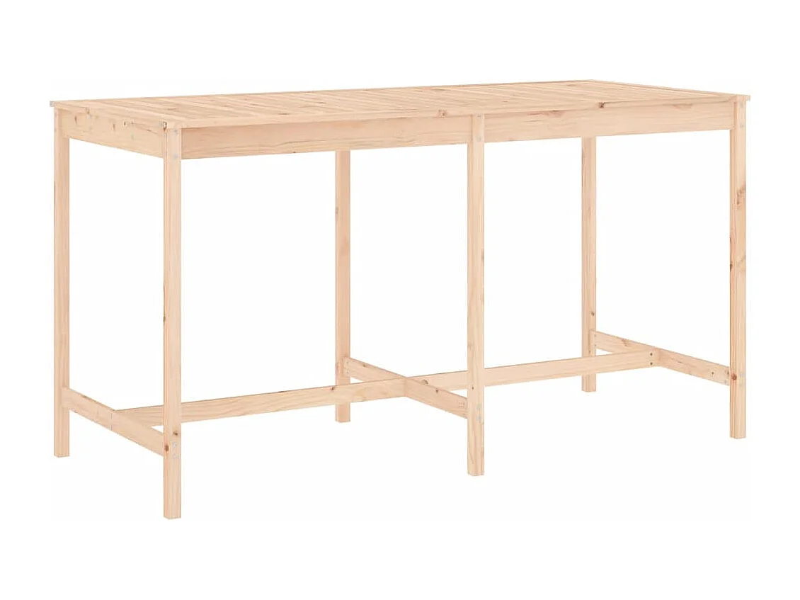 Ensemble de bar de jardin 9 pièces Bois de pin massif