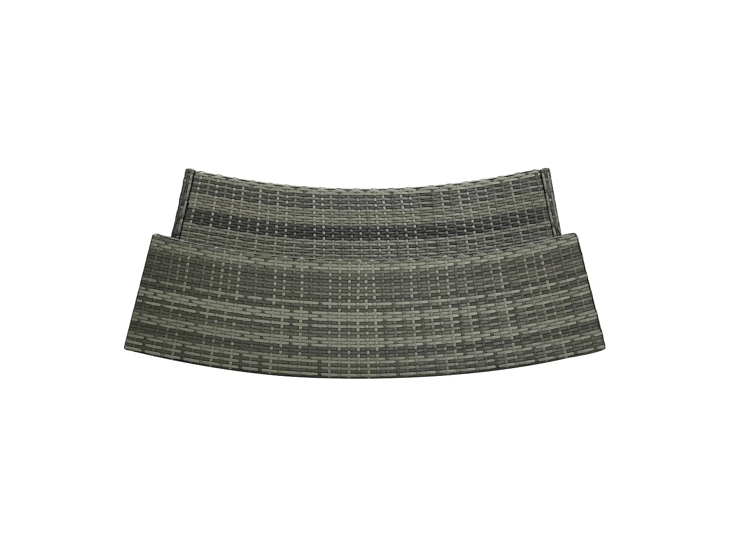 Ensemble de bar de jardin avec coussins 5 pièces Gris