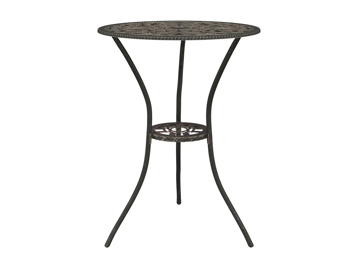 Ensemble de bistro 3 pièces Aluminium coulé Bronze