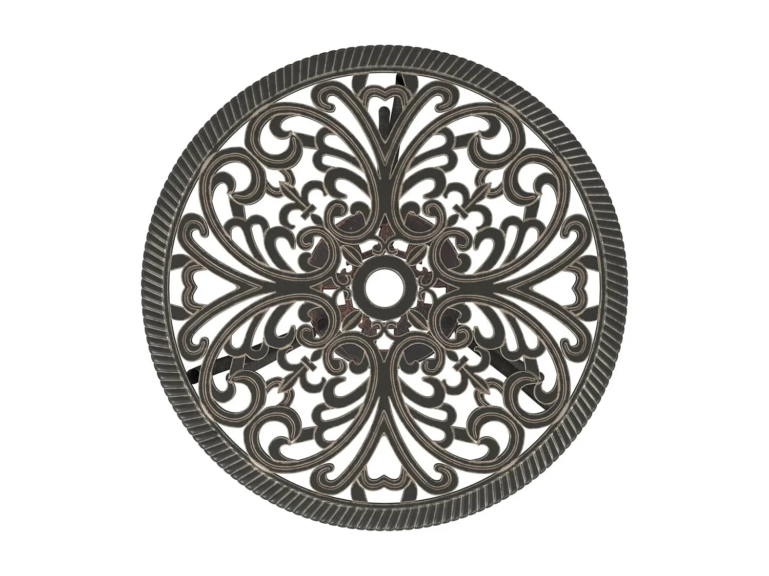 Ensemble de bistro 3 pièces Aluminium coulé Bronze