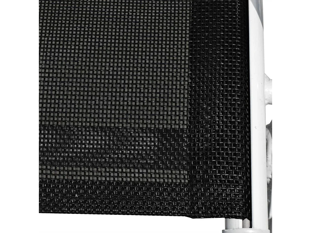 Conjunto bistrô aço + textilene 50x71 cm preto