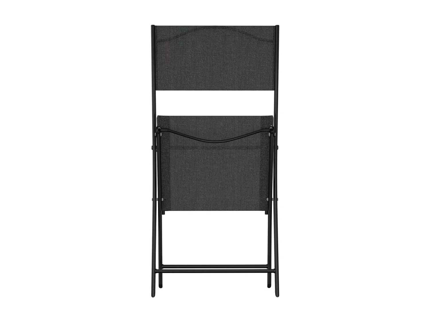 Mesa y sillas de bistró 3 piezas acero negro