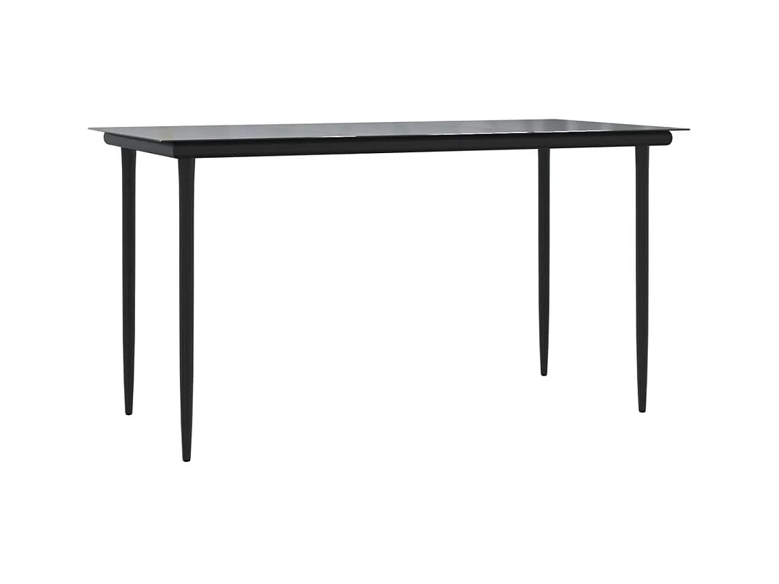 Set comedor de jardín 5 piezas con cojines ratán sintético gris
