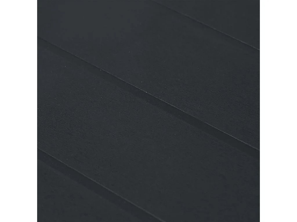 Ensemble à dîner 7 pièces Plastique Anthracite Aspect de rotin