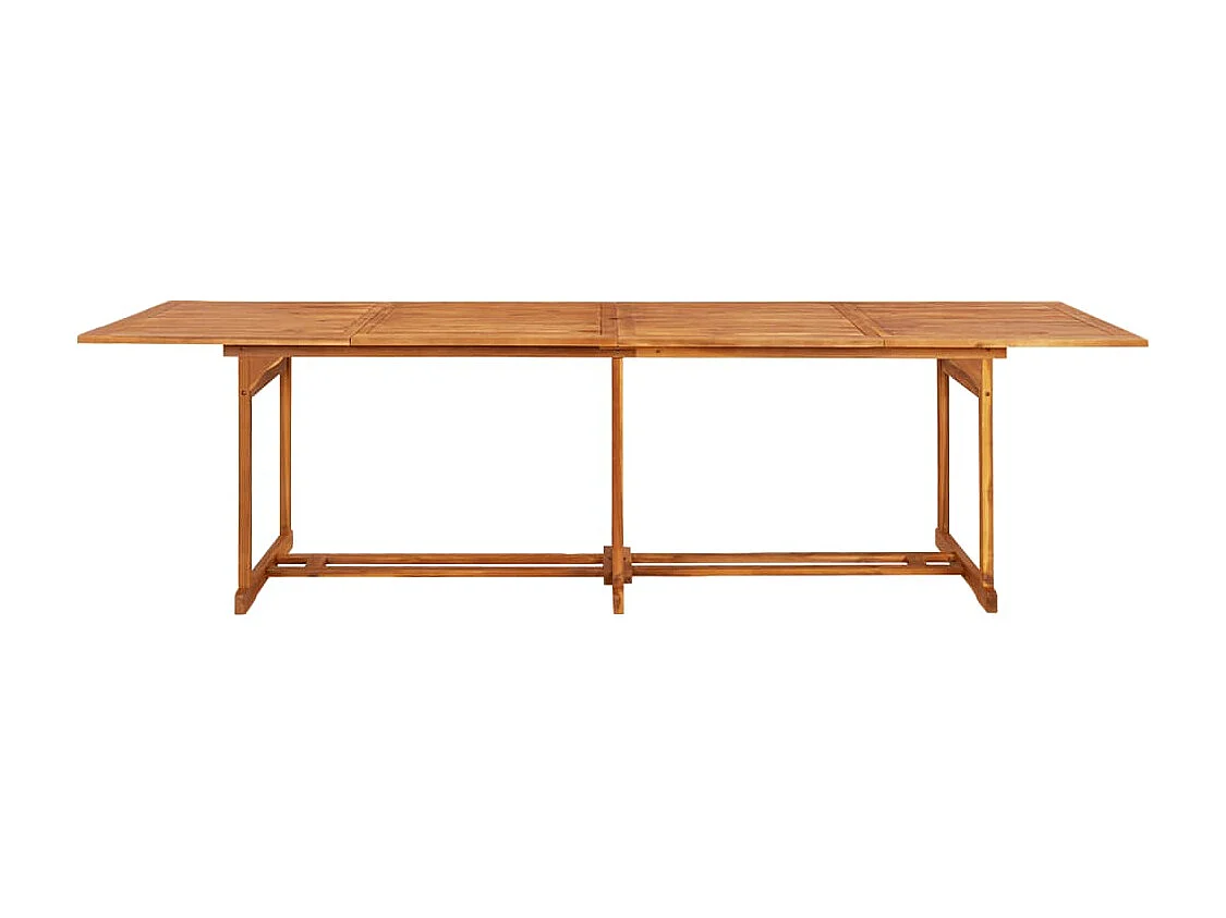 Mobilier à dîner de jardin 11 pièces Bois d'acacia massif