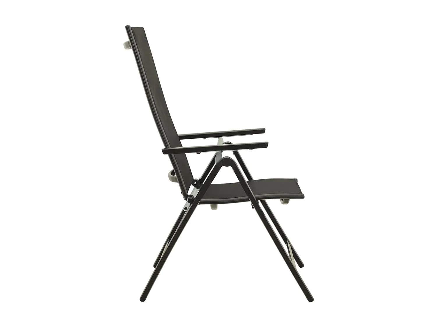 Ensemble de salle à manger de jardin 9 pièces Aluminium Anthracite