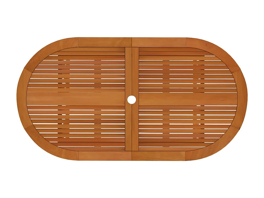 Ensemble à dîner de jardin 7 pièces Bois d'eucalyptus massif