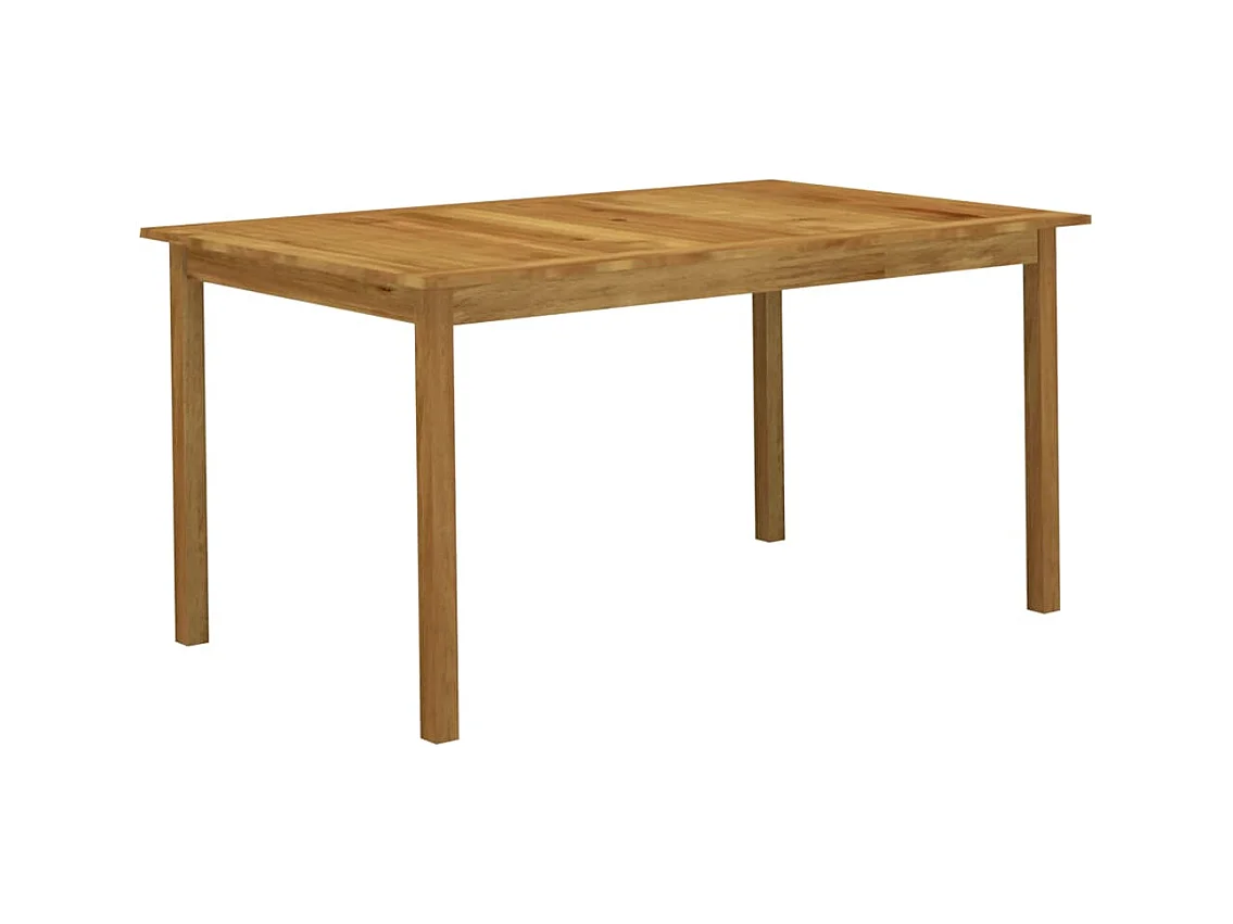 Juego de comedor para jardín de 5 piezas negro