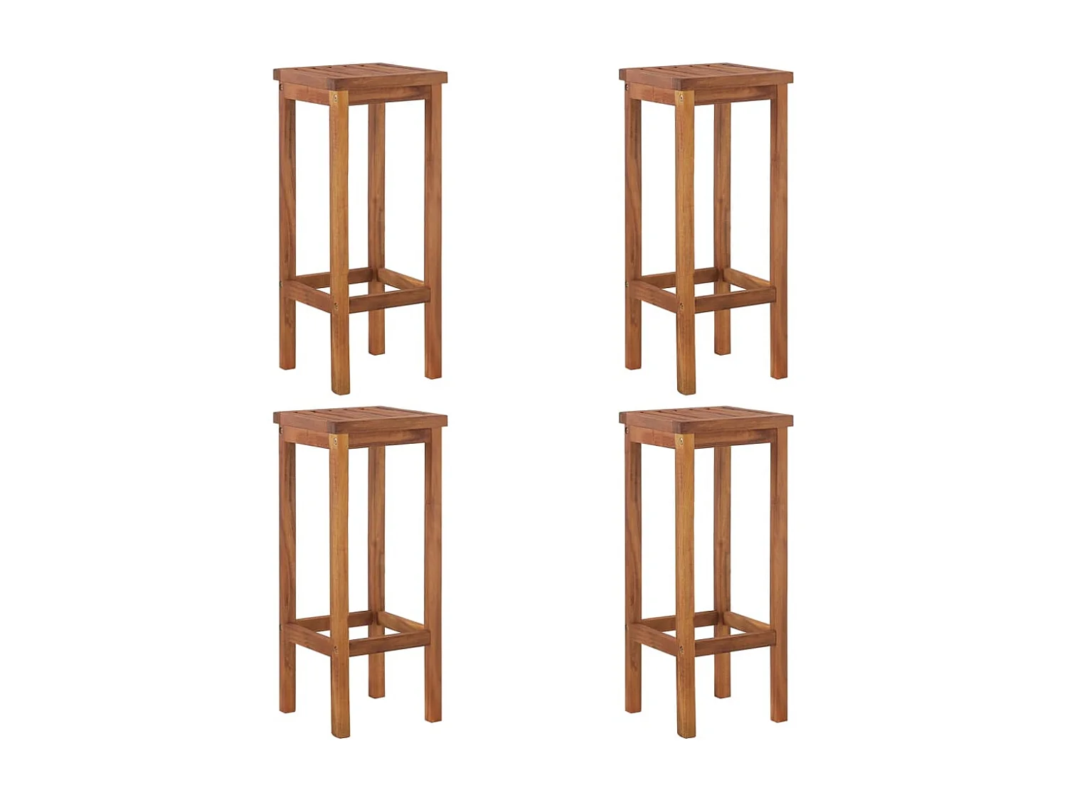 Conjunto de jantar p/ jardim 5 peças madeira de acácia maciça