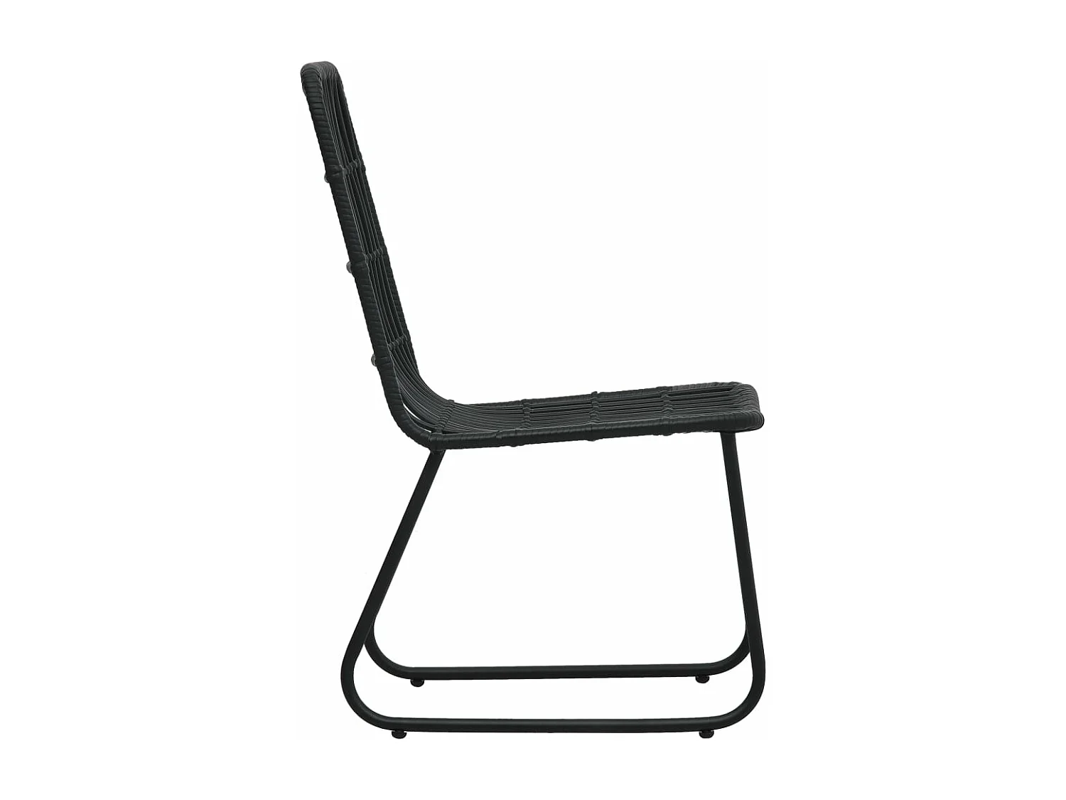 7-delige Tuinset poly rattan en glas